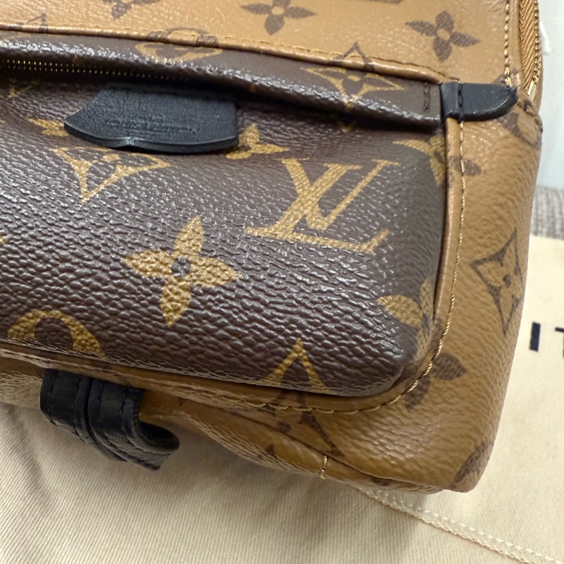 二手 正品 Louis Vuitton 路易威登 拼接迷你後背包-11