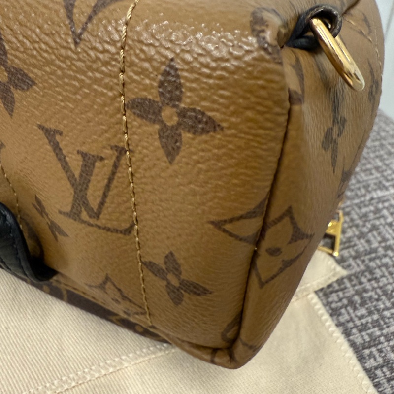 二手 正品 Louis Vuitton 路易威登 拼接迷你後背包-13
