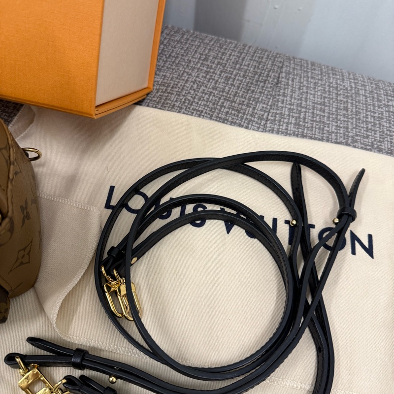 二手 正品 Louis Vuitton 路易威登 拼接迷你後背包-29