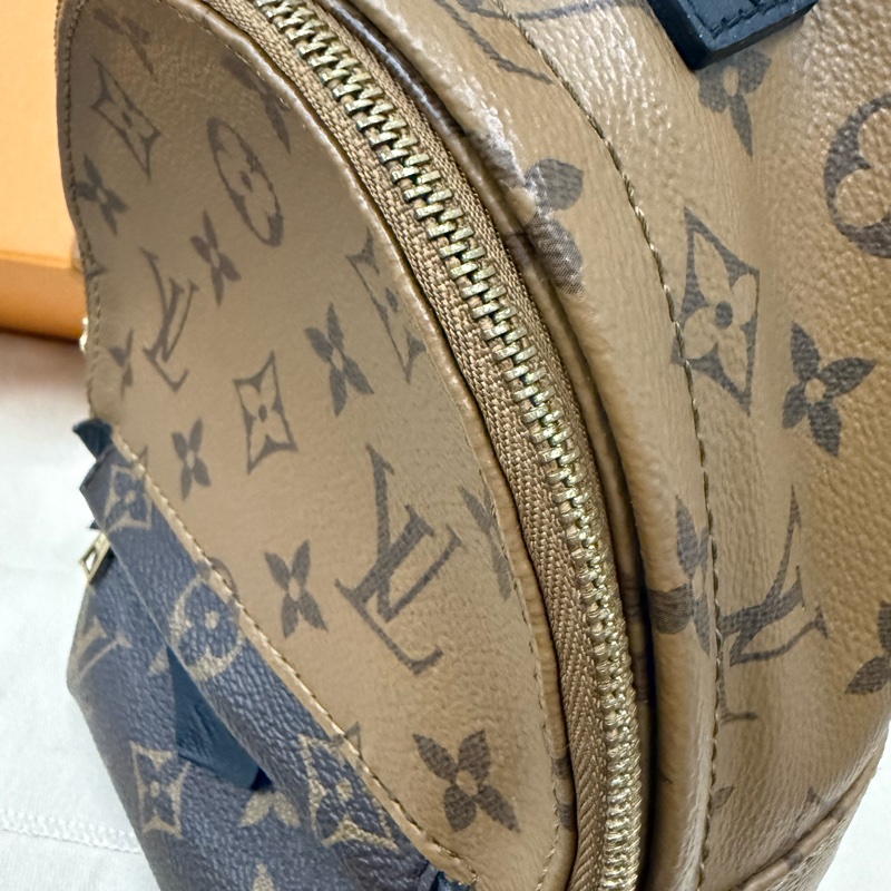 二手 正品 Louis Vuitton 路易威登 拼接迷你後背包-34