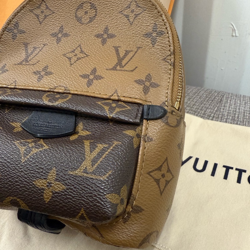 二手 正品 Louis Vuitton 路易威登 拼接迷你後背包-45