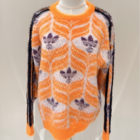 Gucci x Adidas 聯名款橘色毛衣 M