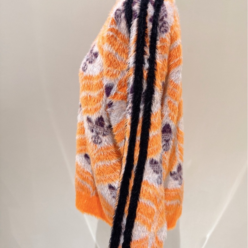 Gucci x Adidas 聯名款橘色毛衣 M-2