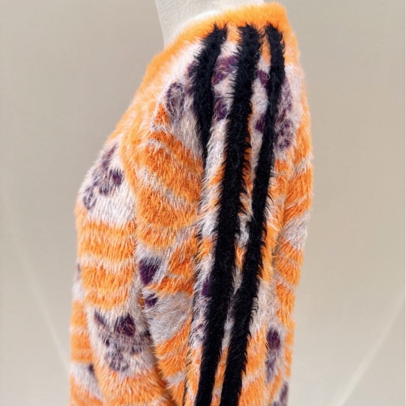 Gucci x Adidas 聯名款橘色毛衣 M-3