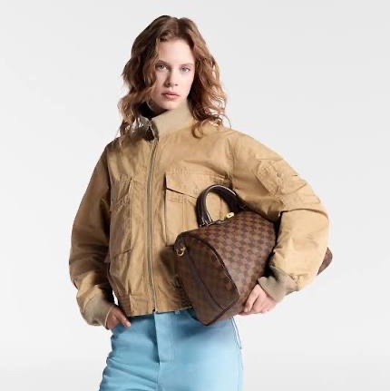 lv speedy 35 棋盤格 99新-4