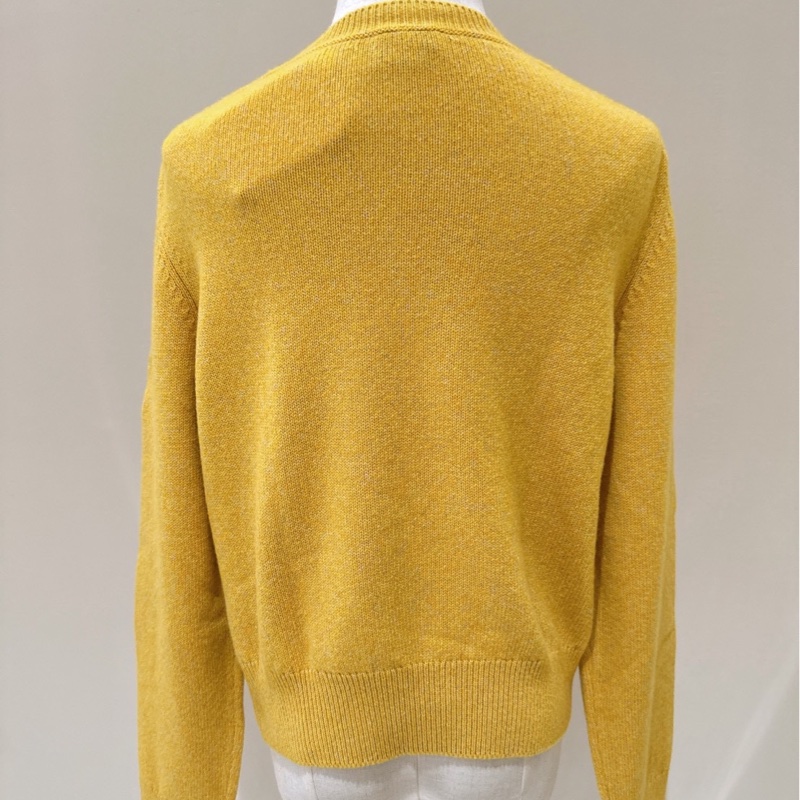 CHANEL 黃色吉他羊毛針織上衣 42碼-5