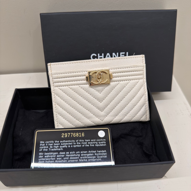 Chanel 奶白色卡夾🤍很甜💗💗-0