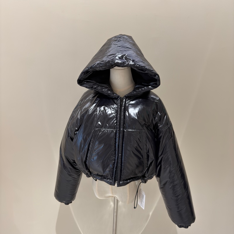 ALEXANDER WANG 黑色短版羽絨外套 S🩶超好看🩶誰穿誰好看-0