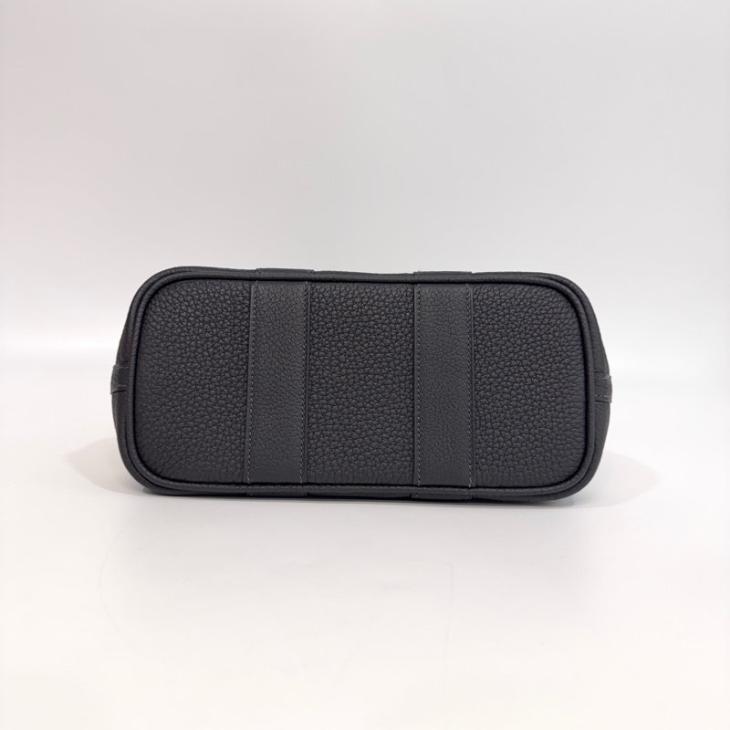 Hermes 愛馬仕85石板灰NEGONDA拚帆布Garden Party 23 H086418-5