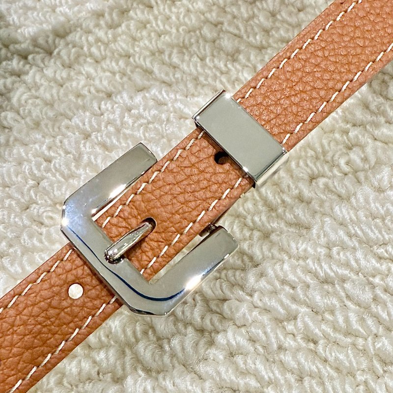 GOYARD - 棕色牛皮拚logo老花belvedere郵差包-15