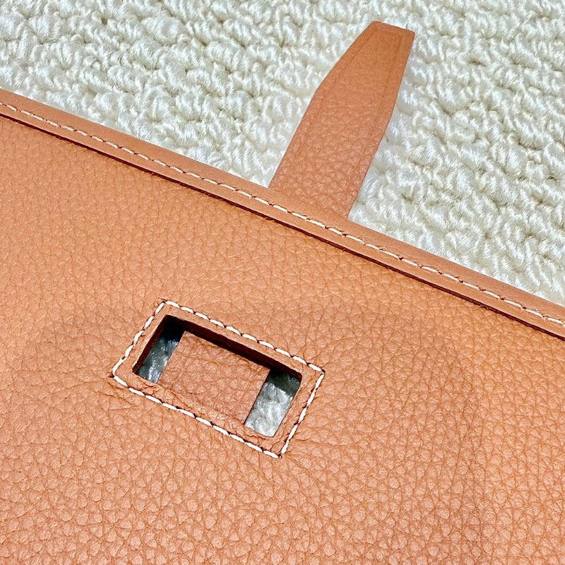 GOYARD - 棕色牛皮拚logo老花belvedere郵差包-16