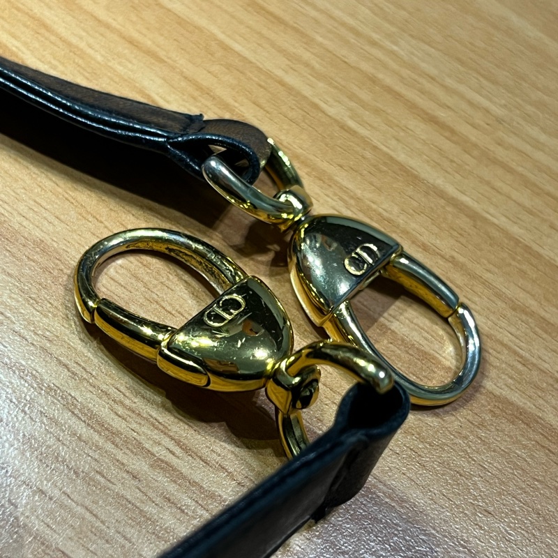 Dior mini Lady vintage古董包 黑色 附原背帶 不議價-9