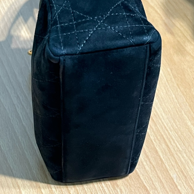 Dior mini Lady vintage古董包 黑色 附原背帶 不議價-26