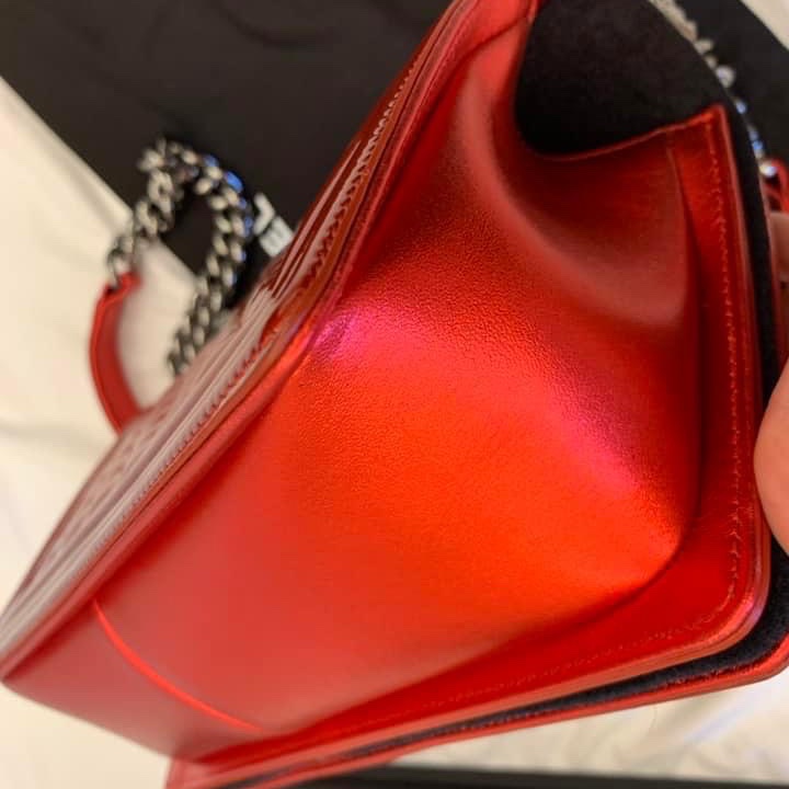 全新品Chanel boy肩背包-7