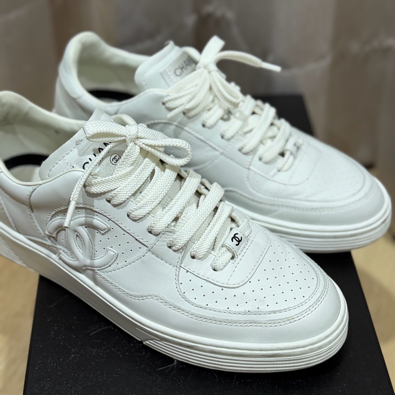 Chanel 小白鞋 空軍一號24.5 甜甜價-10