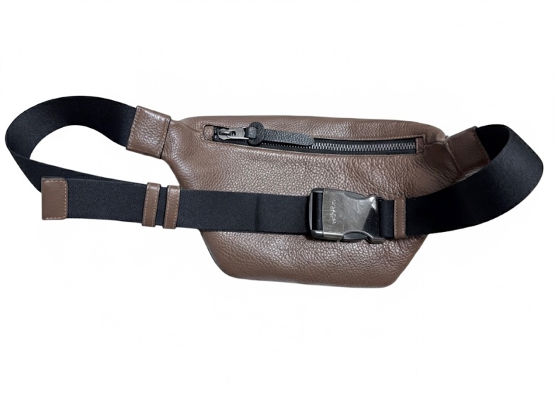 Coach 經典 C 簽名帆布條紋腰包 / 胸包-1