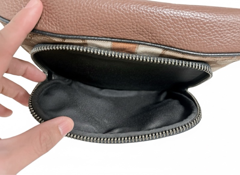 Coach 經典 C 簽名帆布條紋腰包 / 胸包-2