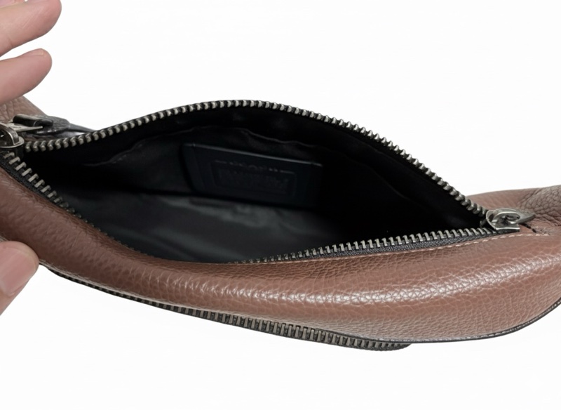 Coach 經典 C 簽名帆布條紋腰包 / 胸包-3