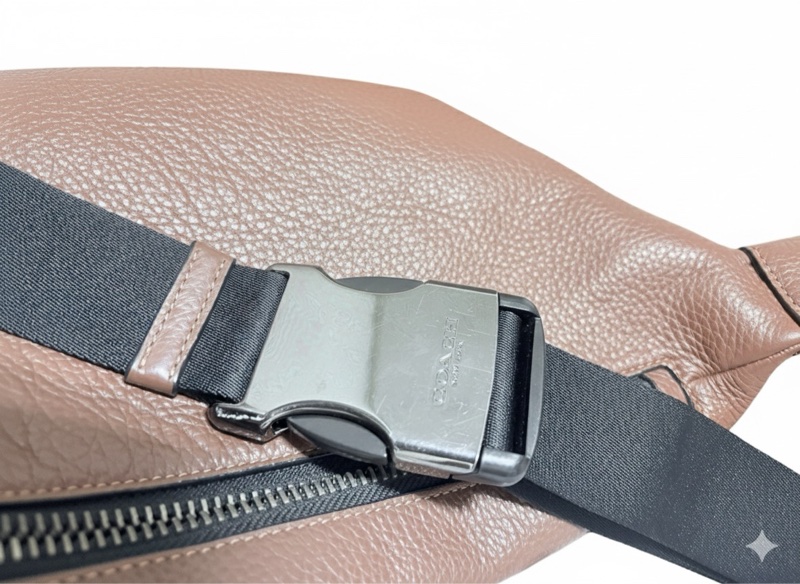 Coach 經典 C 簽名帆布條紋腰包 / 胸包-7