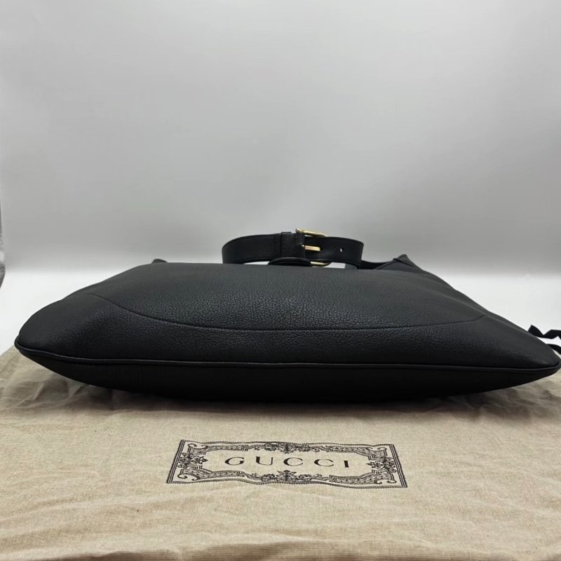 GUCCI 黑金雙G logo hobo包 47*43*3 全新閒置配件塵袋-3