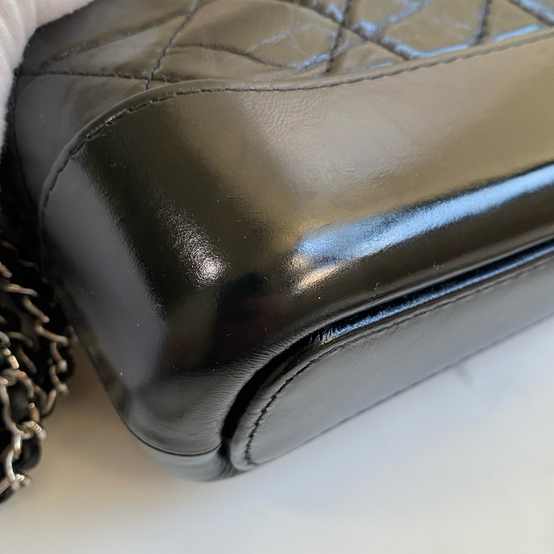 💯CHANEL 流浪包 黑金小號 大全配-20