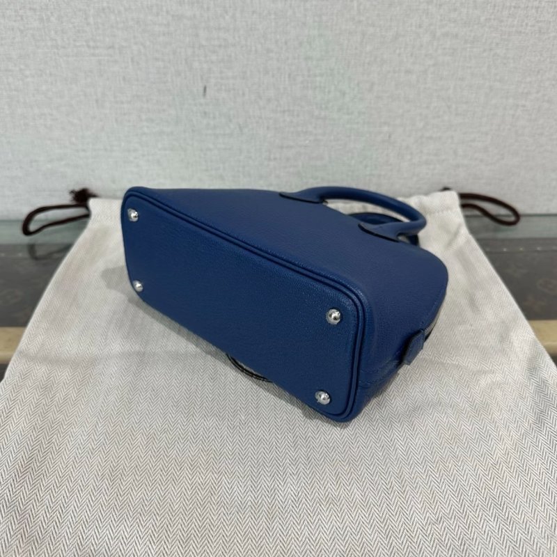 HERMES 銀扣mini保齡球手提包 18*15*7.5 全新閒置配件盒子塵袋-4