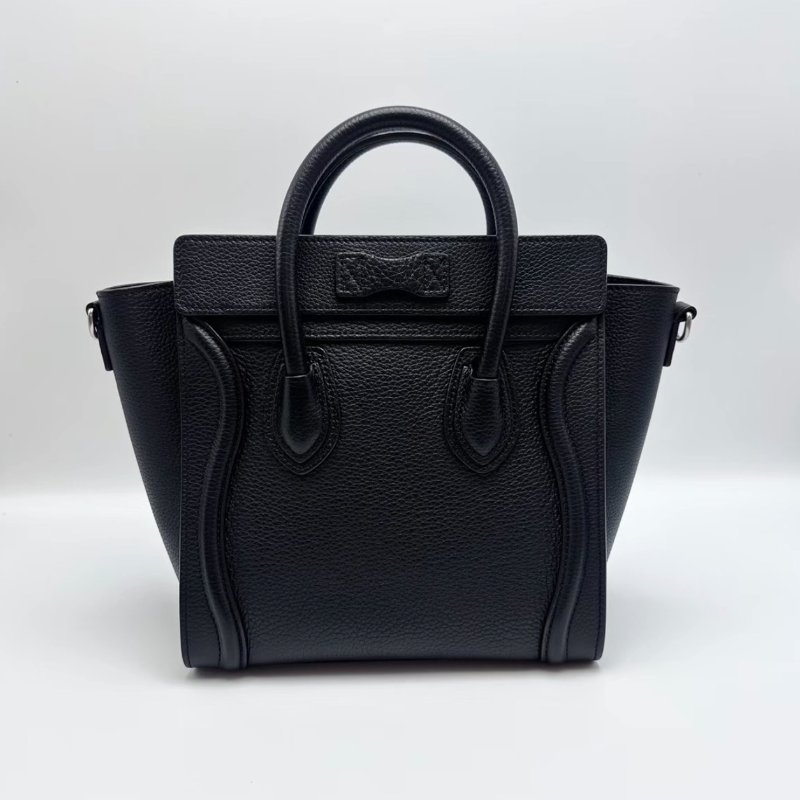 CELINE 黑色Luggage Nano手提背笑臉包20*21*10 98新配件塵袋-4