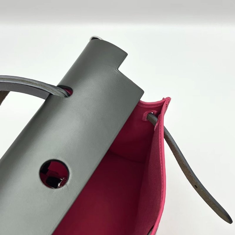 HERMES 黑紅拼色herbag31 31*25*11 98新配件塵袋鑰匙鎖-1