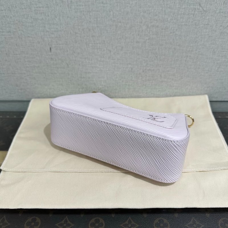 LV村上隆聯名款櫻花粉水波紋手提斜背包 芯片款19*13.5*6.5 全新閒置配件盒子塵袋-2