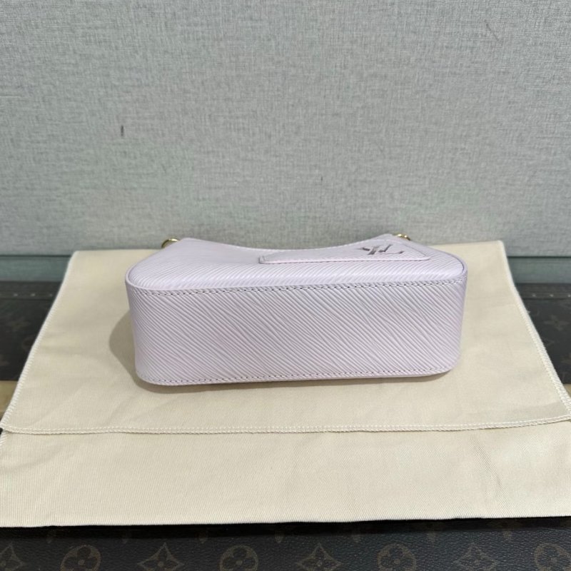 LV村上隆聯名款櫻花粉水波紋手提斜背包 芯片款19*13.5*6.5 全新閒置配件盒子塵袋-3