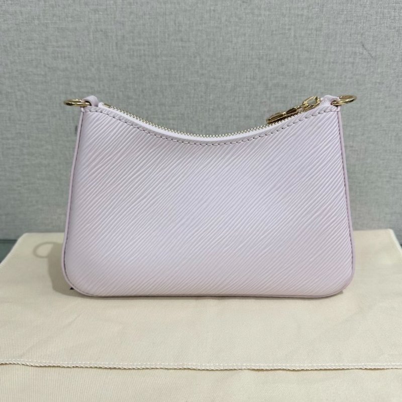 LV村上隆聯名款櫻花粉水波紋手提斜背包 芯片款19*13.5*6.5 全新閒置配件盒子塵袋-5