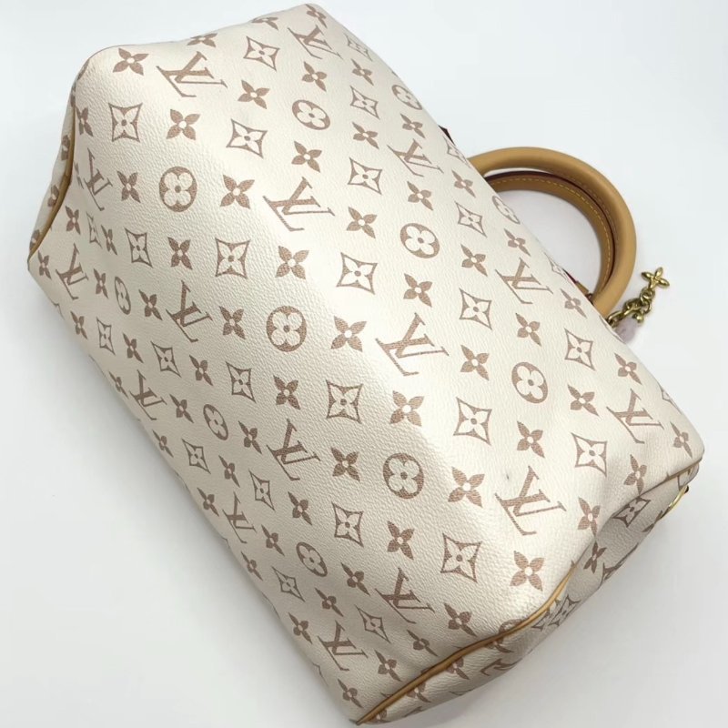 LV 沙丘 speedy30手提斜背包 芯片款 30*21*17 98新配件塵袋鑰匙鎖購證-2