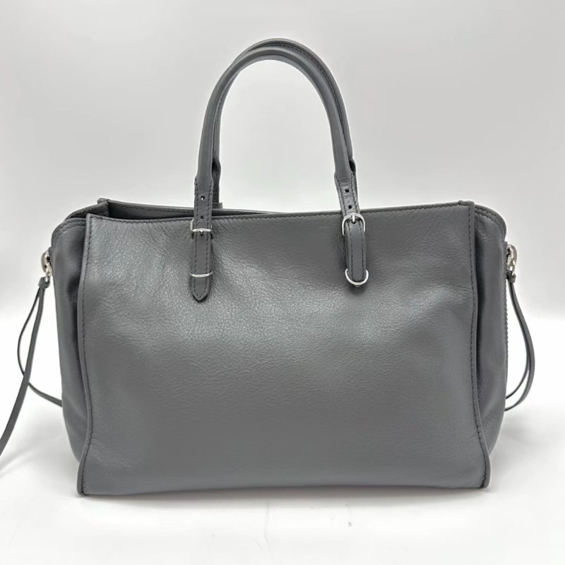 BALENCIAGA 灰色Papier肩背斜背機車包27*19*10.5 98新配件塵袋鏡子-5