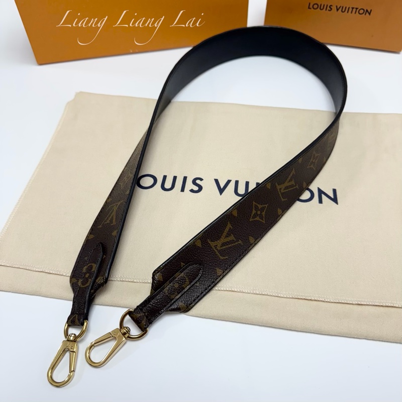 Louis Vuitton LV Monogram 黑色肩背帶-7