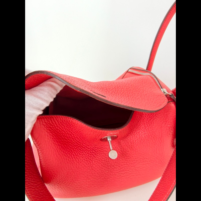 Hermes愛馬仕 lindy26 齋普爾粉 銀扣TC牛皮
T刻-12