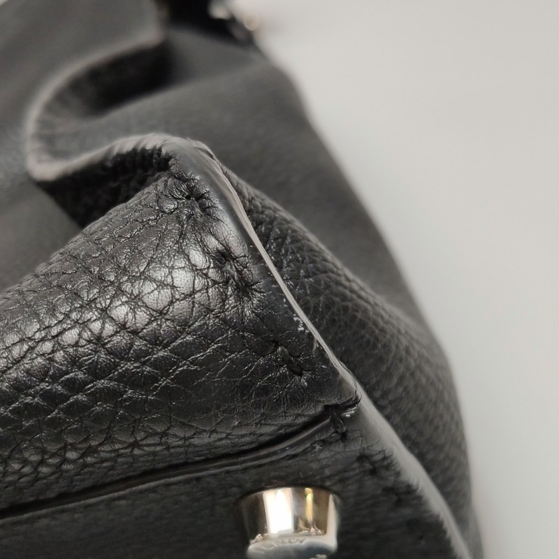 Fendi Peekaboo躲貓貓牛皮小惡魔圖案扭鎖斜挎包單肩包-18