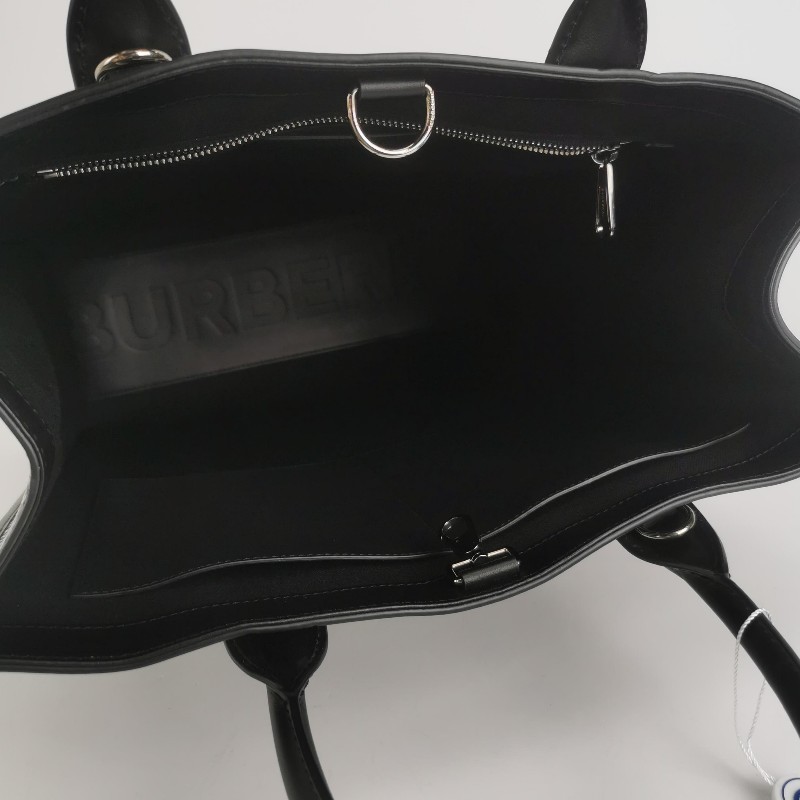 Burberry 牛皮TB標識印花斜挎包單肩包-6