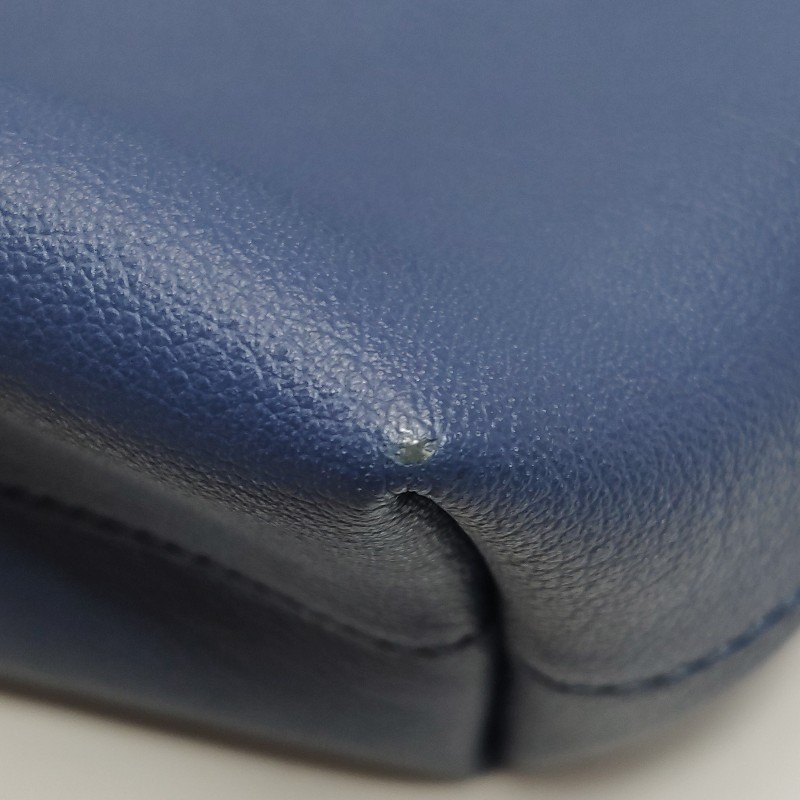 Saint Laurent Shopping迷你牛皮藍色字母 logo肩背包手提包-13