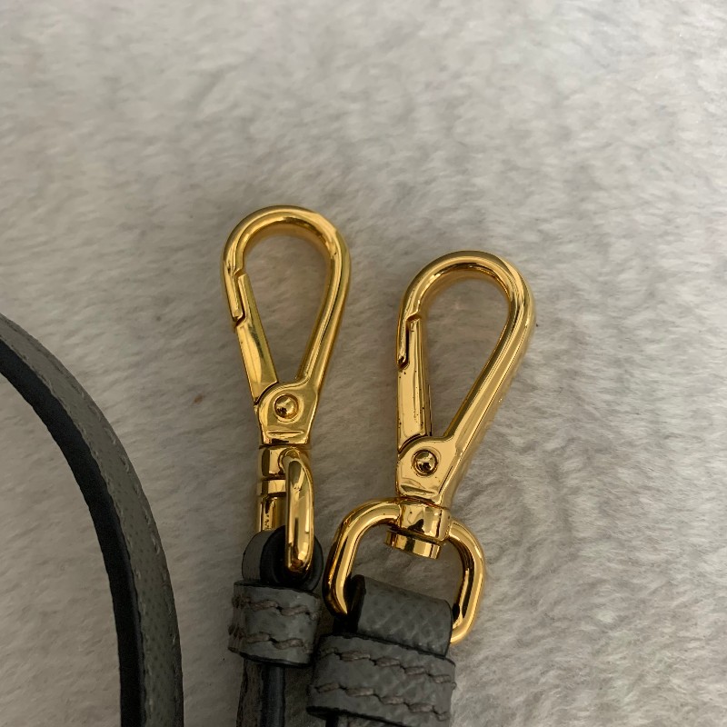 prada doublebag 灰色十字紋 肩背手提 底長32cm-15