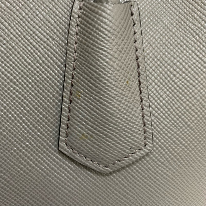 prada doublebag 灰色十字紋 肩背手提 底長32cm-16