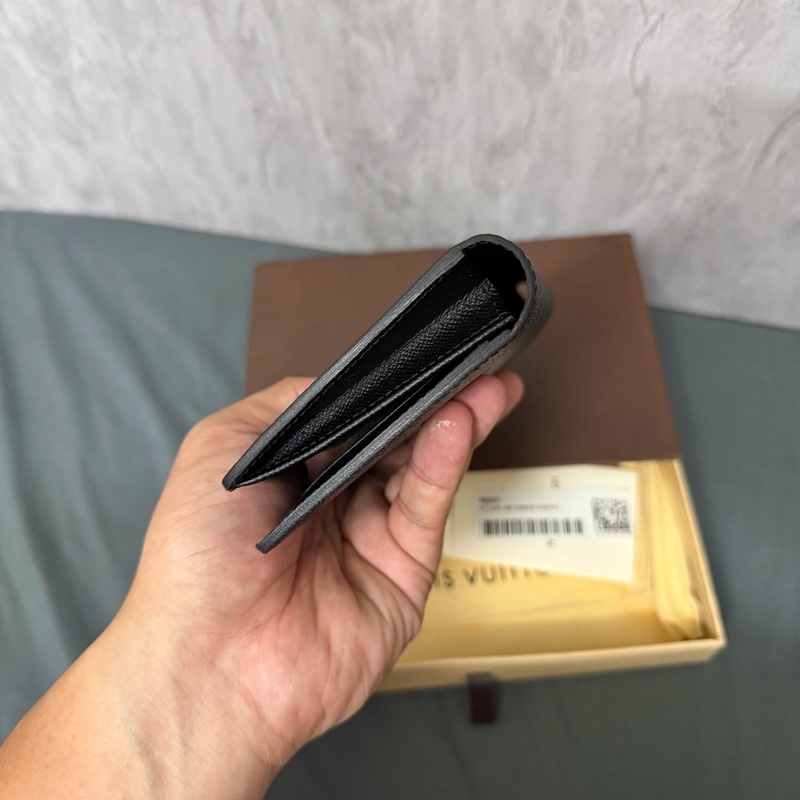 Lv 棋盤格對開長夾(N62227)-5