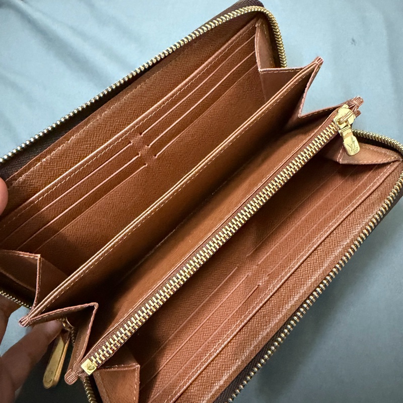 Lv 老花拉鍊長夾 (M41896) 12卡-5