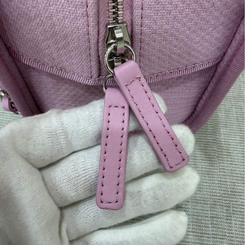 Chanel 香奈兒新款沙灘包 保齡球包 粉色-21