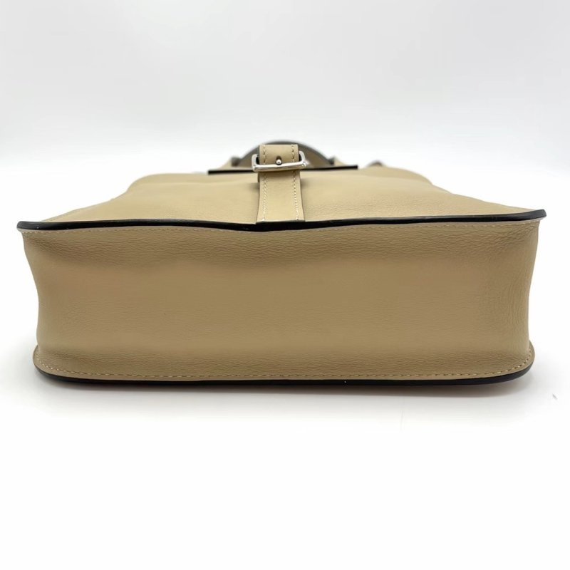 HERMES halzan mini風衣灰銀扣肩背斜背包21*14*6.5 99新配件塵袋-3