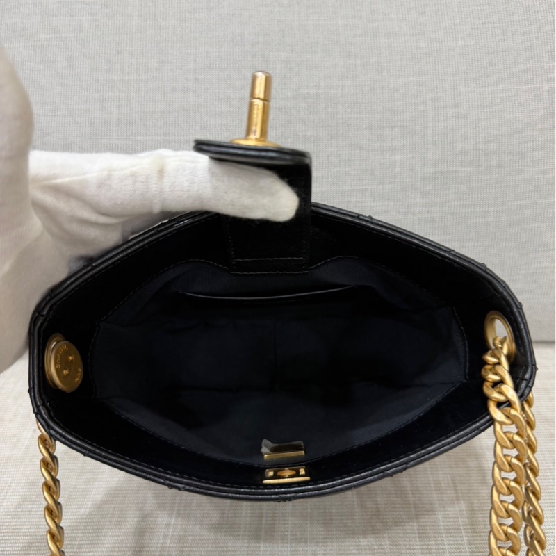 Chanel香奈兒小號金柱調節hobo#芯片款-18