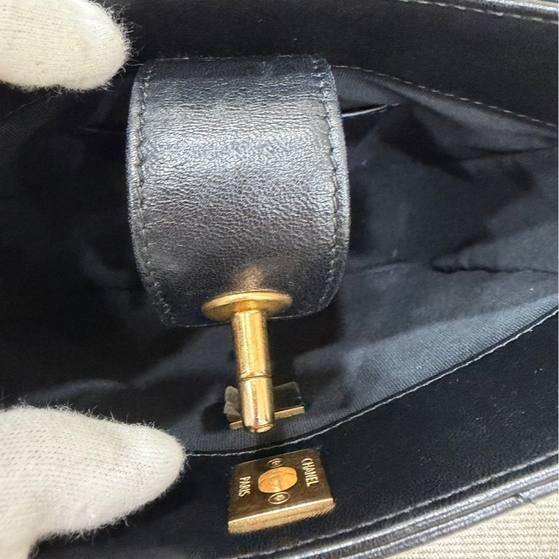 Chanel香奈兒小號金柱調節hobo#芯片款-24