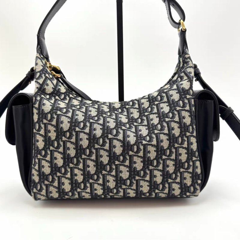 DIOR 老花D-Dream Oblique飯盒包23*22*8.5 98新配件購證塵袋-5