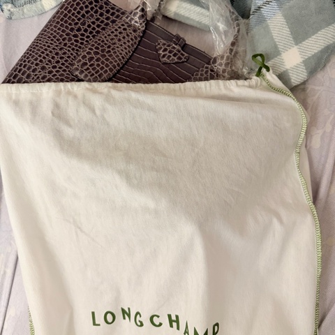 LONGINES 灰鱷魚托特包