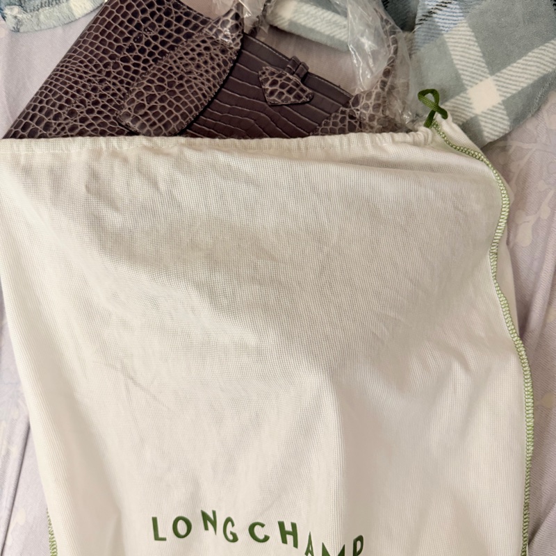 LONGINES 灰鱷魚托特包-0