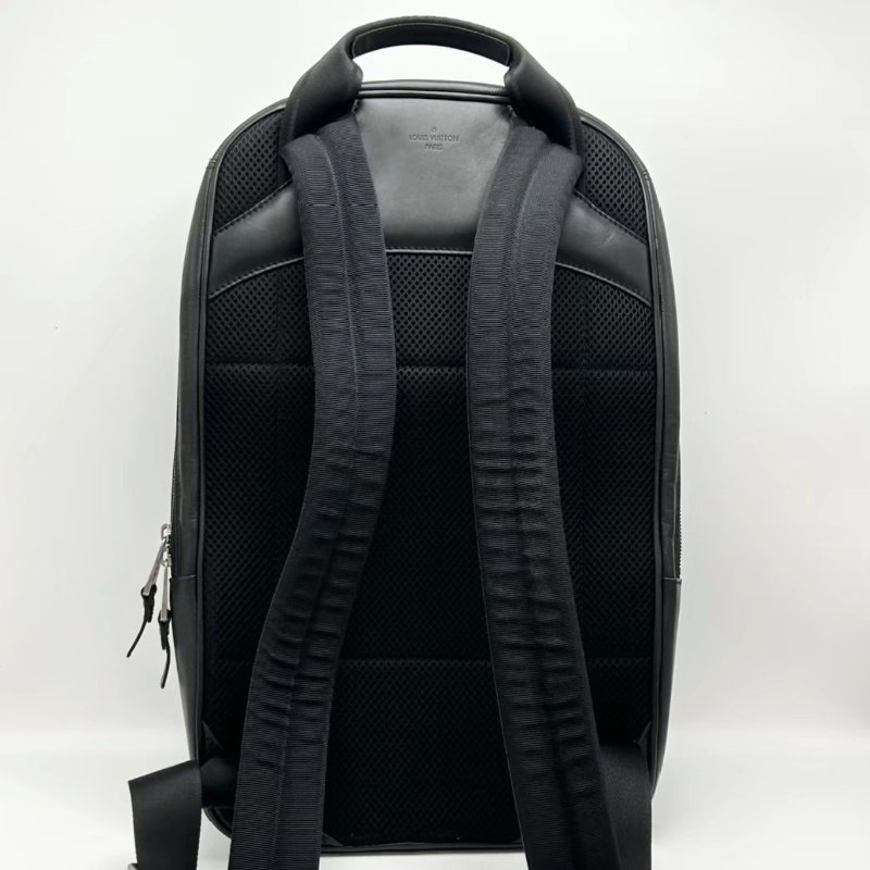 LV 黑色Michael格紋後背包28*45*18 98新-2